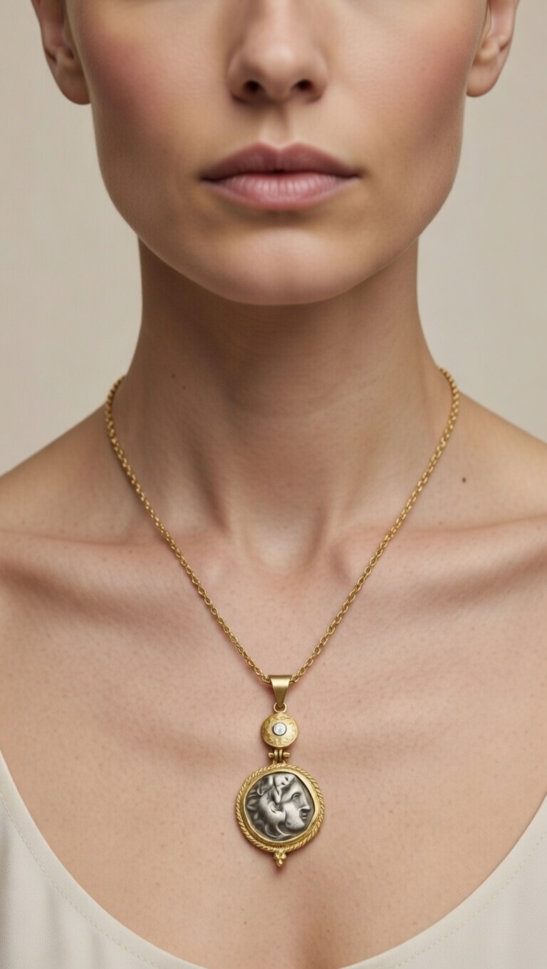 Medallion Pendant Necklace